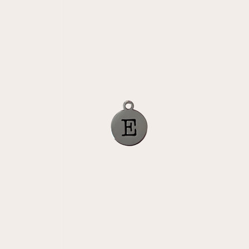 Charm medallita letra