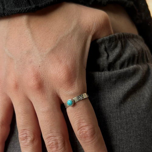 Anillo Yo Soy con turquesa