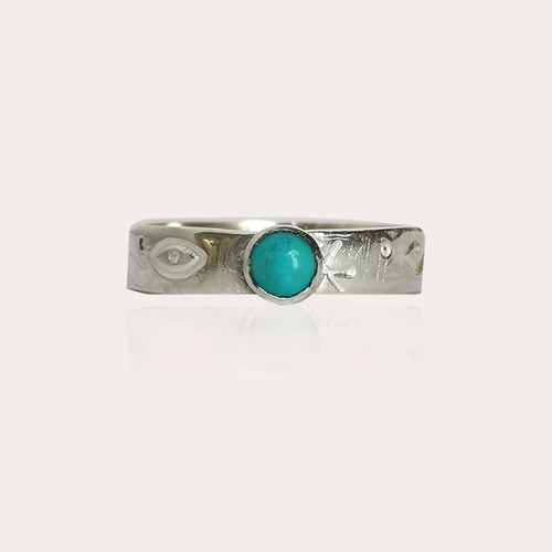 Anillo Yo Soy con turquesa