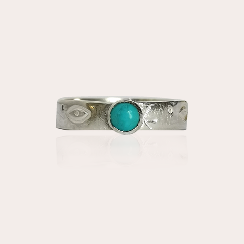 Anillo Yo Soy con turquesa