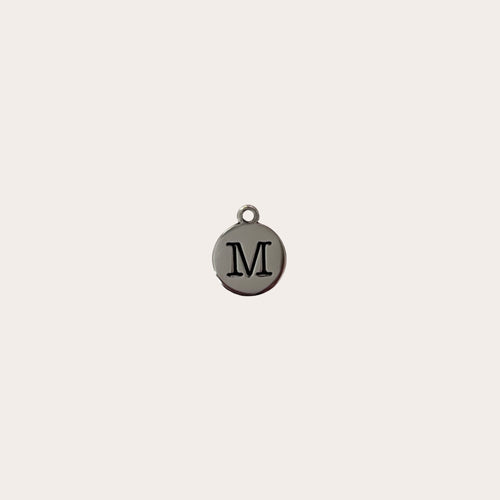 Charm medallita letra