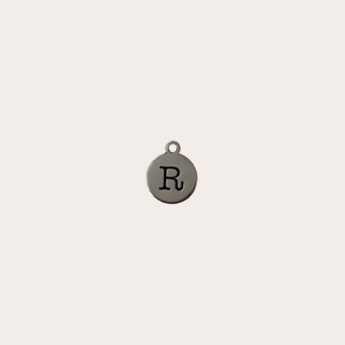 Charm medallita letra