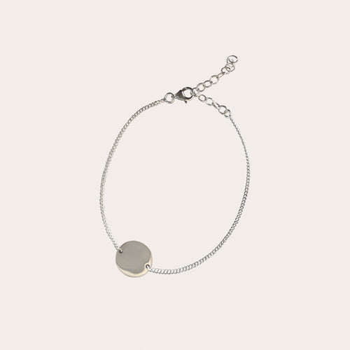 Pulsera conector circular personalizada