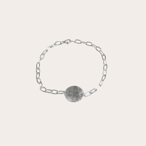Pulsera conector circular personalizada