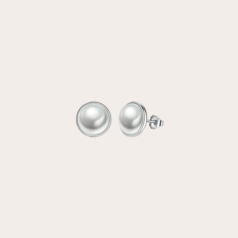 Aretes Perla Biselada