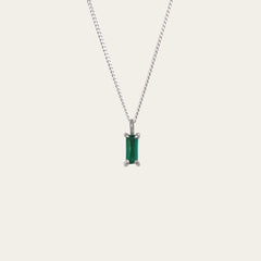 Collar Baguette Esmeralda nano