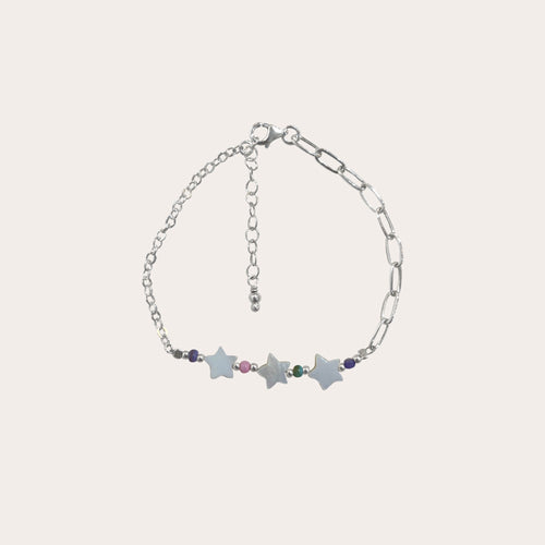 Pulsera 3 estrellas colors