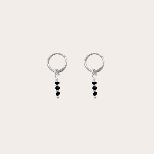 Arracadas charm piedras engarzadas