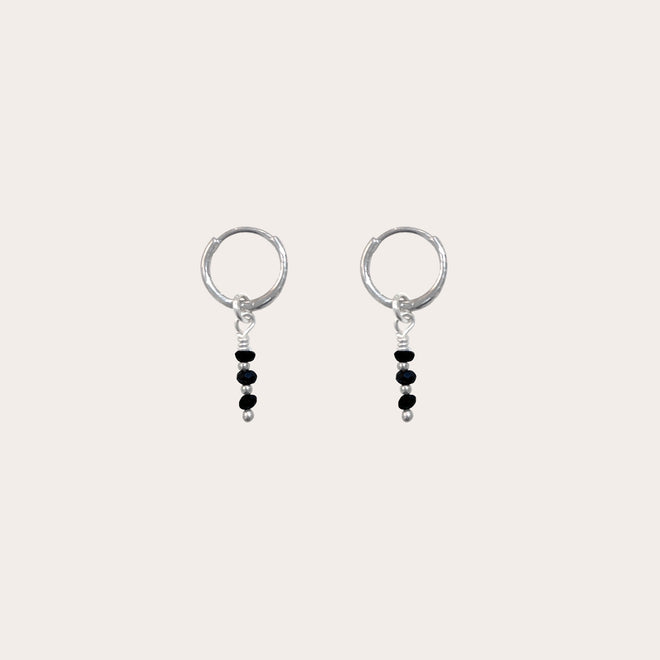 Arracadas charm piedras engarzadas