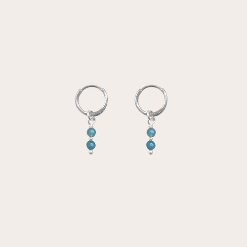 Arracadas charm piedras engarzadas