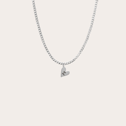 Collar corazón irregular personalizado