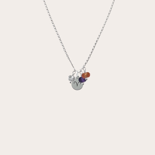 Collar signo con piedras