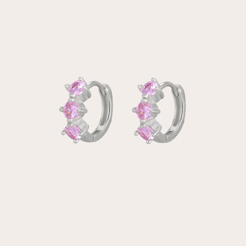 Arracadas zirconias colors
