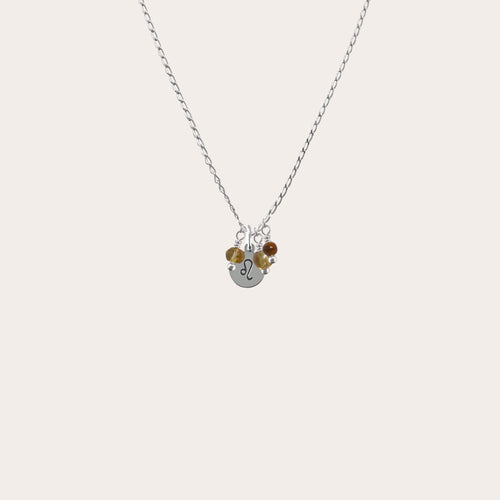 Collar signo con piedras