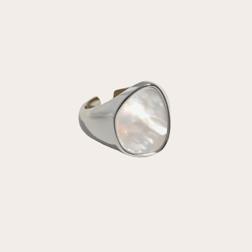 Anillo perla chunky