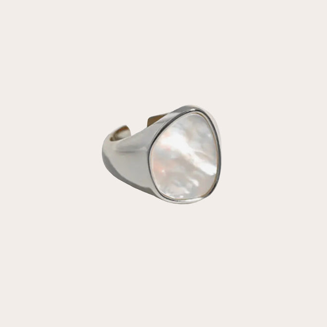 Anillo perla chunky