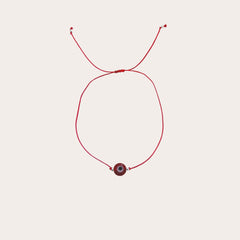 Pulsera ojo colores hilo rojo