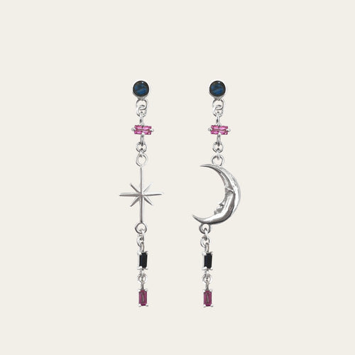 Aretes pinky nightsky