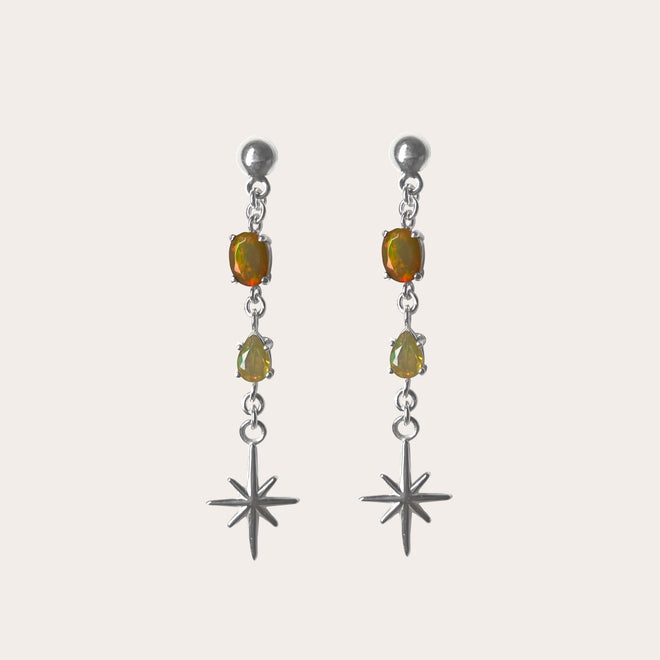 Aretes Golden star