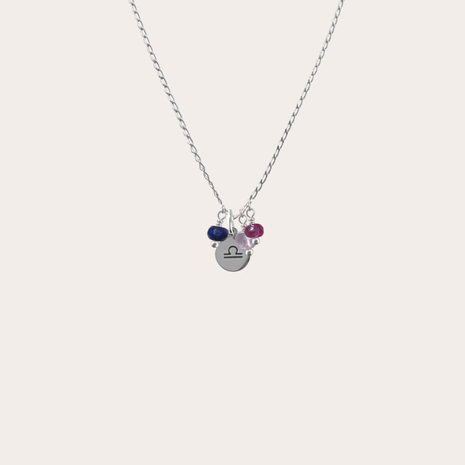 Collar signo con piedras