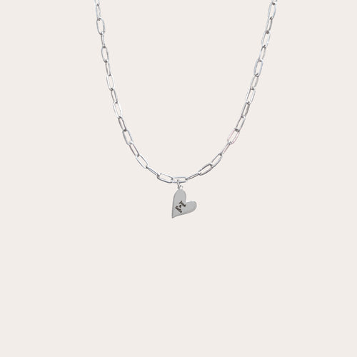 Collar corazón irregular personalizado