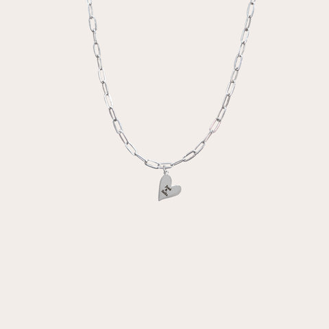 Collar corazón irregular personalizado