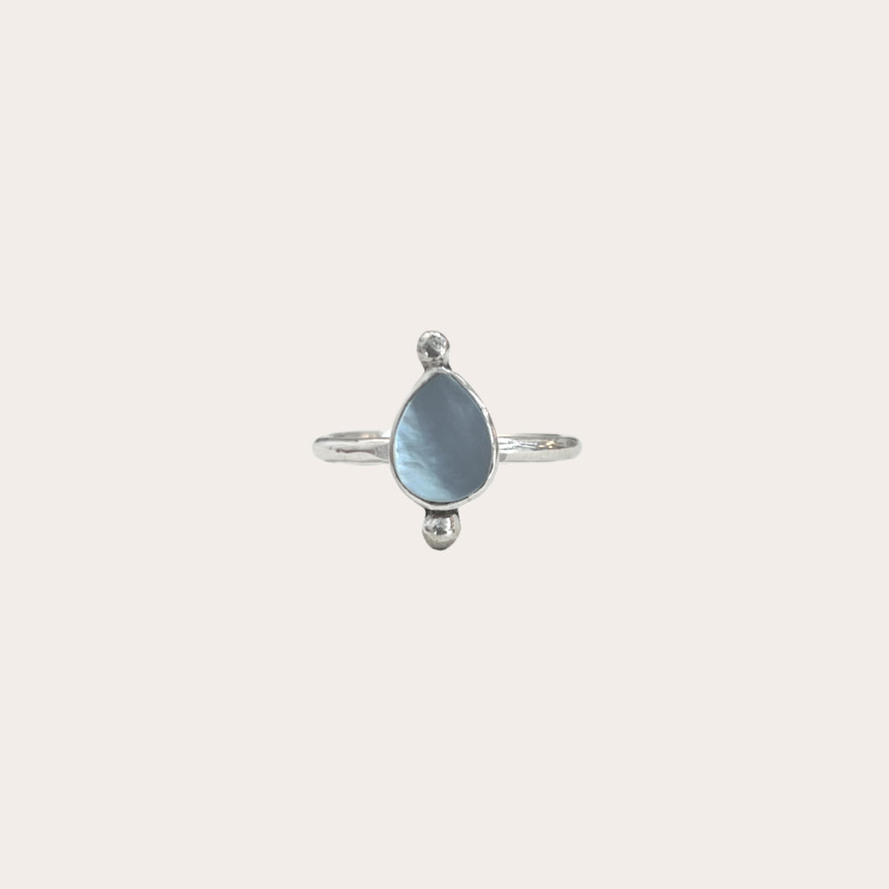 Anillo gota de mar