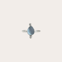 Anillo gota de mar