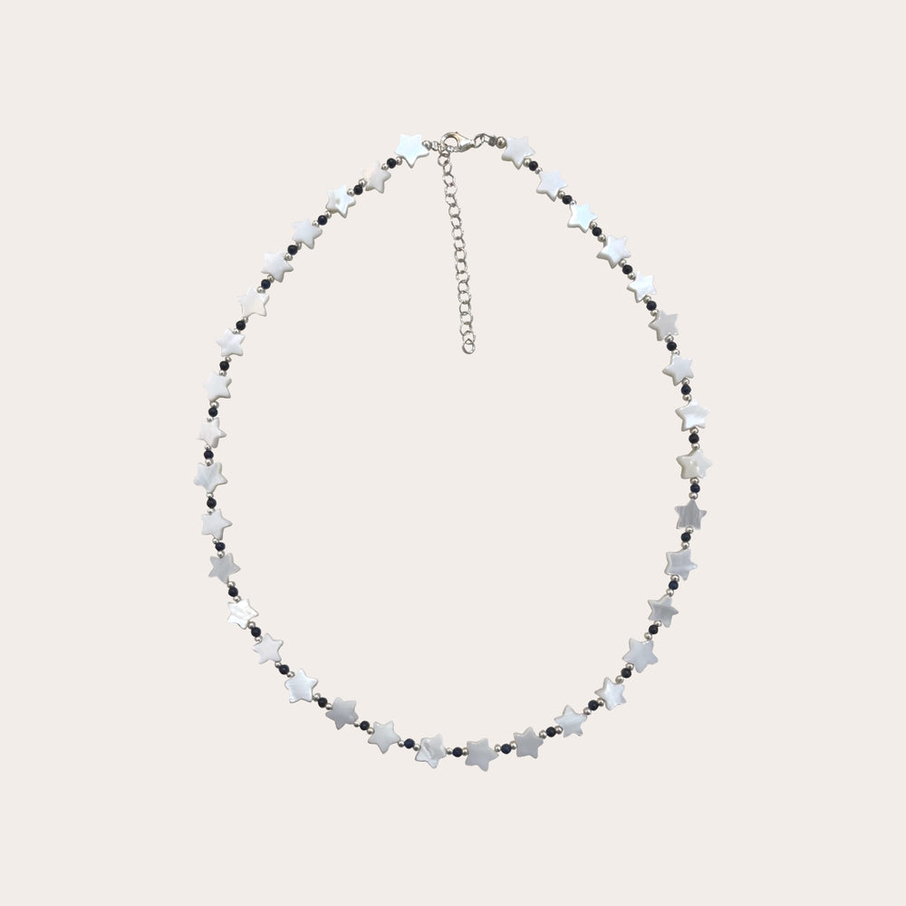 Choker estrellas lapislázuli