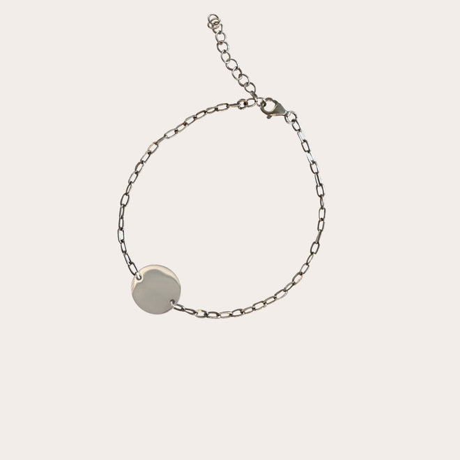 Pulsera conector circular personalizada
