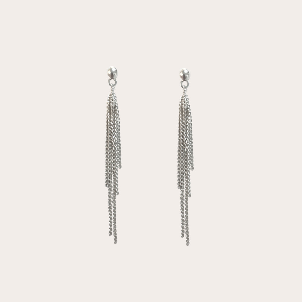 Aretes Silver Rain