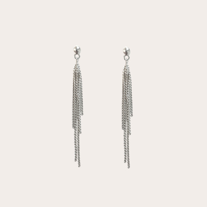 Aretes Silver Rain