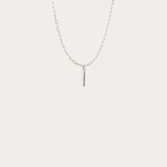 Collar plaquita vertical personalizado