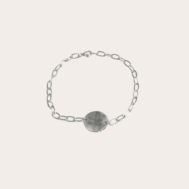 Pulsera conector circular personalizada