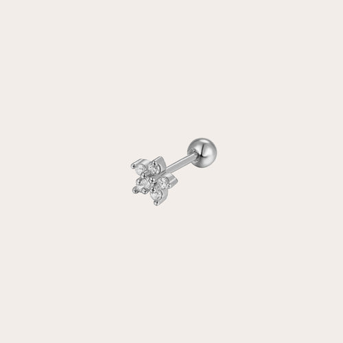 Piercing flor zirconias