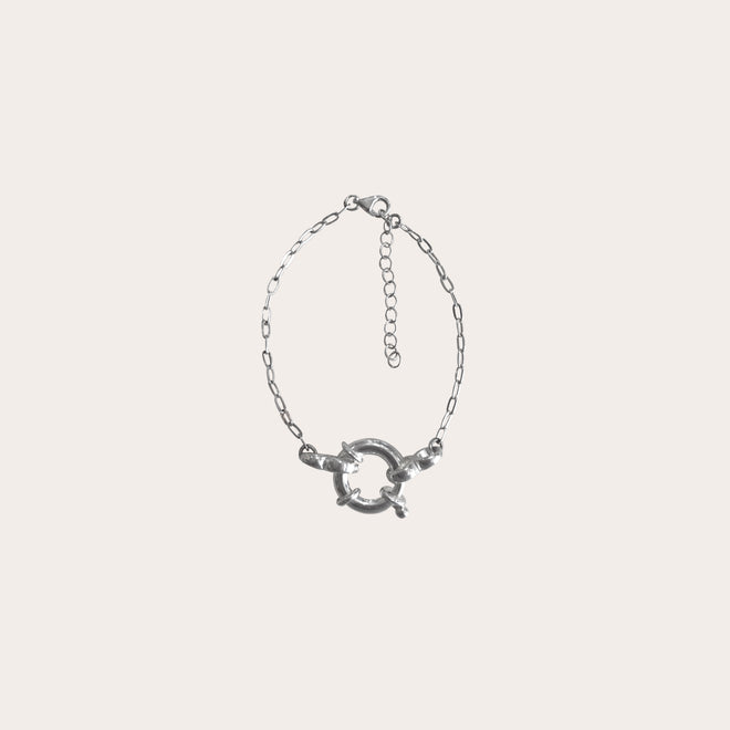 Pulsera charm holder cadena