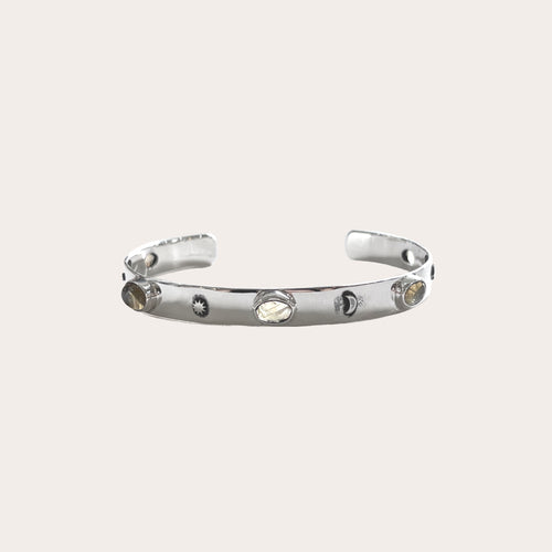 Brazalete Galaxy citrinos grueso