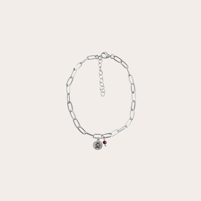 Pulsera personalizada "Here with me" Mascota
