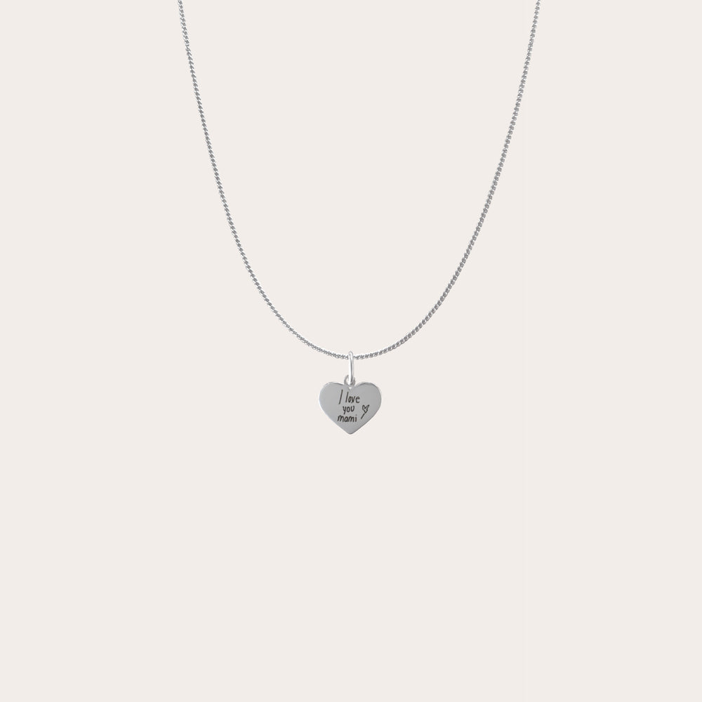 Collar corazón personalizado