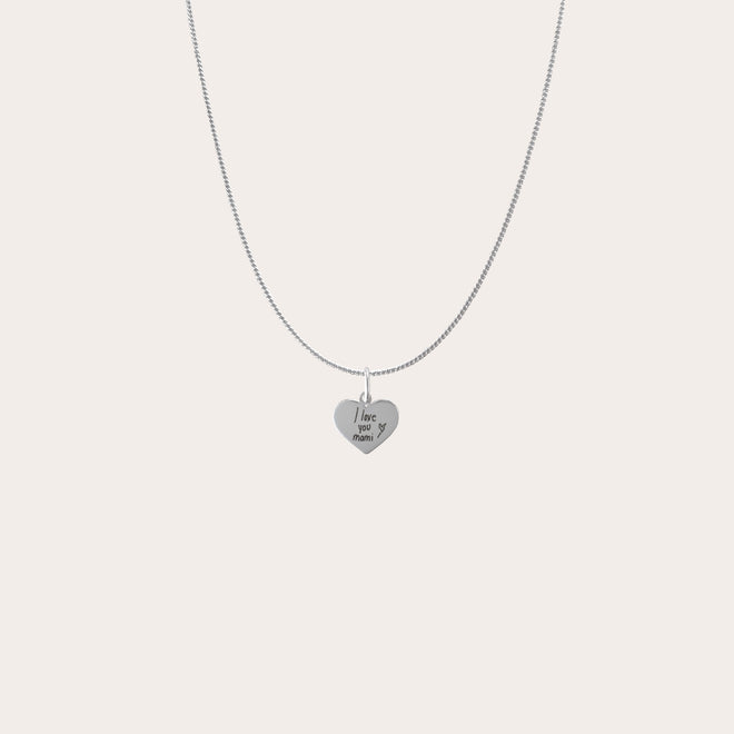 Collar corazón personalizado
