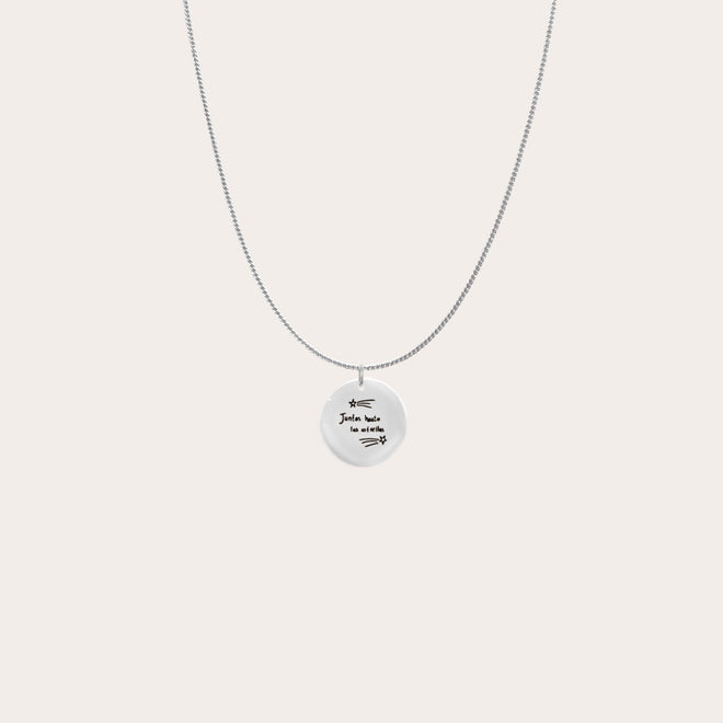 Collar medalla redonda