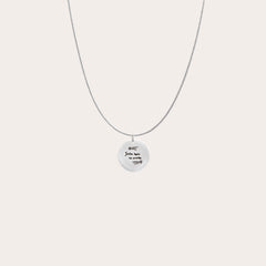 Collar medalla redonda