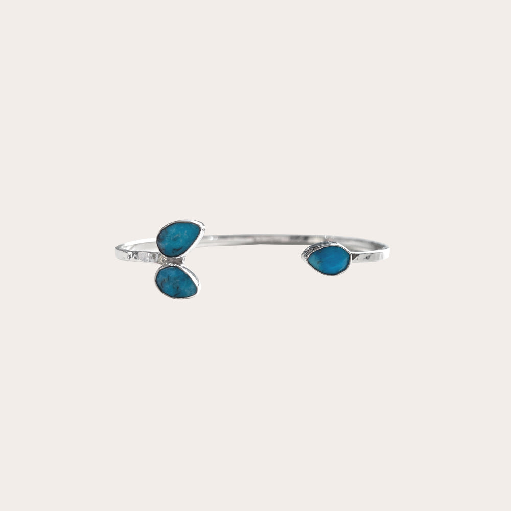 Brazalete tres turquesas