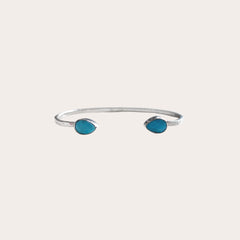 Brazalete doble turquesa