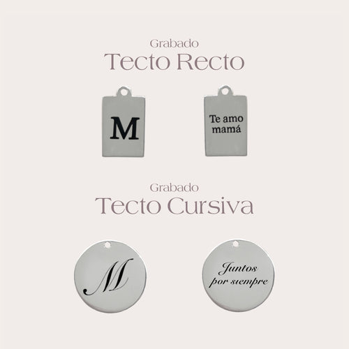 Collar medalla redonda