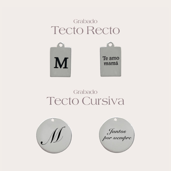 Collar medalla redonda