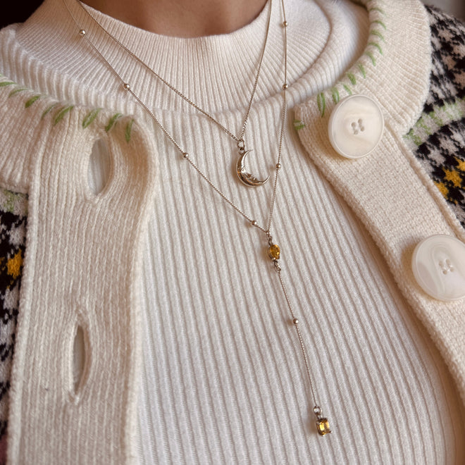 Collar corbatín stones