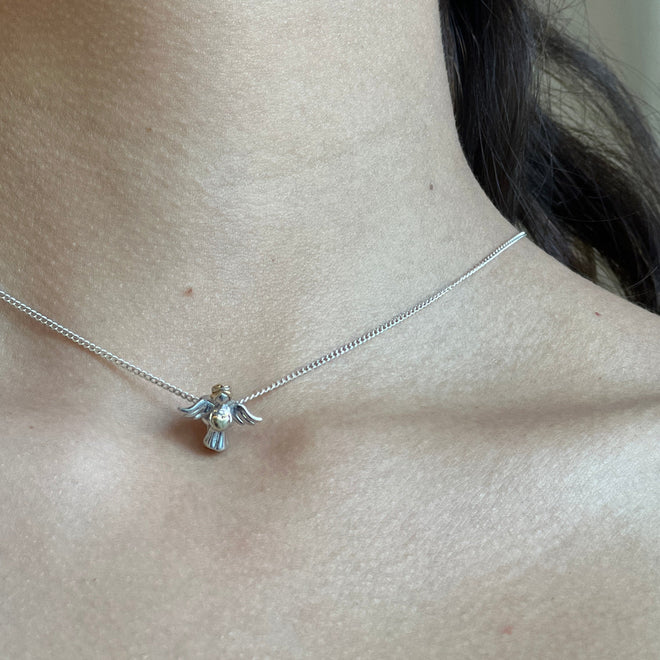 Charm ángel con dorado