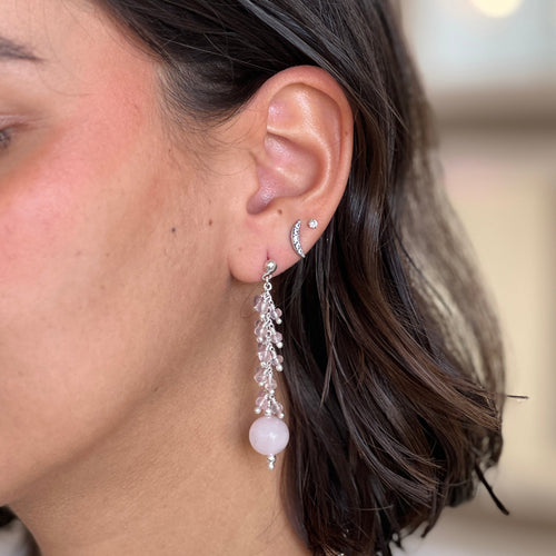 Aretes sweet pinky waterfall