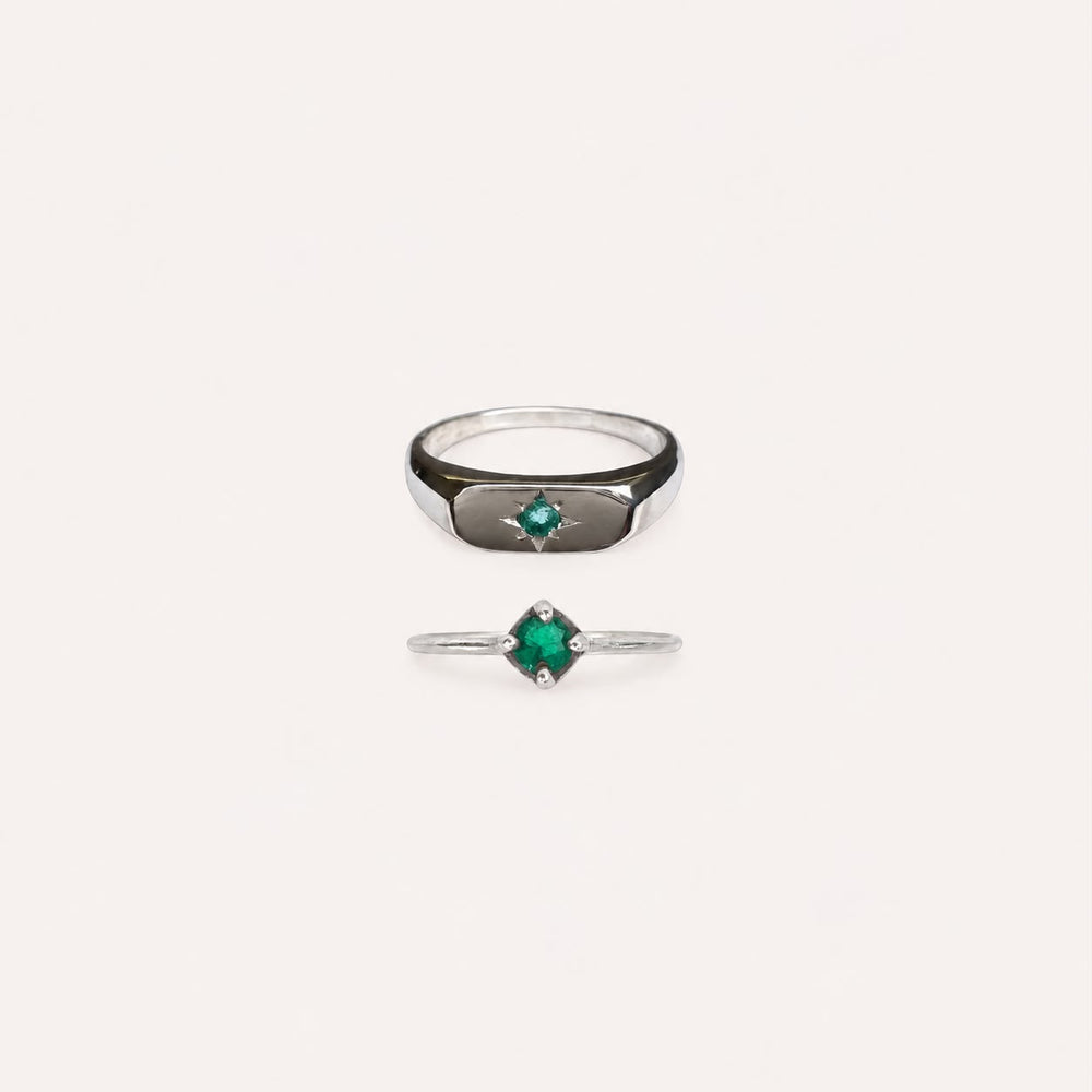 KIT - Anillo Solitario + Manifest